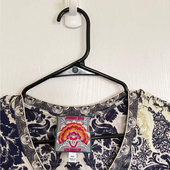 Johnny Was Filo Favorite Three Quarter Sleeve Tee - Picture 3 of 6